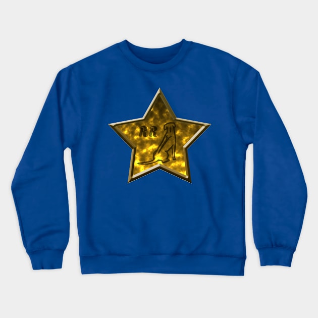 Rhodesian Ridgeback Stern Crewneck Sweatshirt by DePit DeSign